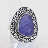 Aquamarine Silver Ring