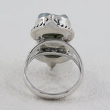Raw Aquamarine 925 Sterling Silver Handmade Rings