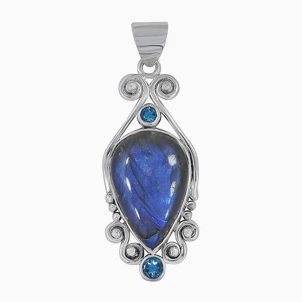 925 Sterling Silver Labradorite Pendants