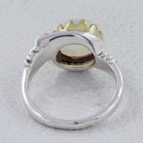 Tigers Eye Silver Ring