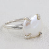 925 Sterling Silver Pearl Rings