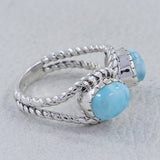 925 Sterling Silver Labradorite Ring