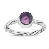 Tanzanite Gemstone Sterling Silver Ring