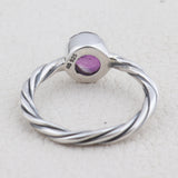 Tanzanite Gemstone Sterling Silver Ring