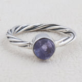 Tanzanite Gemstone Sterling Silver Ring
