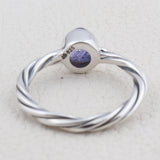 Tanzanite Gemstone Sterling Silver Ring