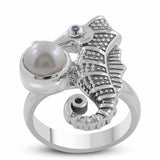 Rainbow Moonstone Silver Rings