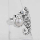 Rainbow Moonstone Silver Rings