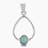 Ethiopian Opal Silver Pendants