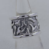 925 Sterling Silver Oxidized Thumb Rings