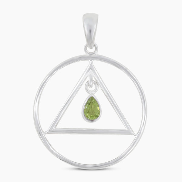 925 Sterling Silver Garnet Pendants