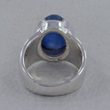 925 Silver Kyanite Unisex Ring