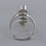 925 Silver Citrine & Garnet Ring