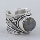 925 Sterling Silver Larimar Rings