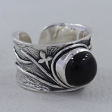 925 Sterling Silver Larimar Rings