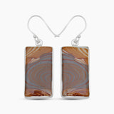 Wagul Jasper Silver Earrings