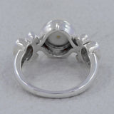 925 Silver Pearl Women's Ring