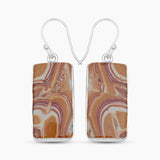 Wagul Jasper Silver Earrings