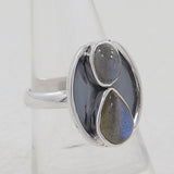 925 Sterling Silver Labradorite Ring