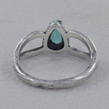 925 Sterling Silver Larimar Ring