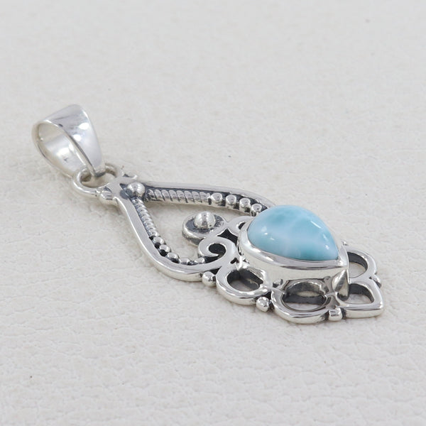 925 Sterling Silver Larimar Pendants