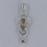 925 Sterling Silver Blue Topaz Pendants