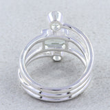 Genuine Iolite Silver Rings