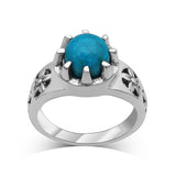 Rainbow Moonstone Silver Rings