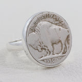 925 Sterling Silver Coin Rings