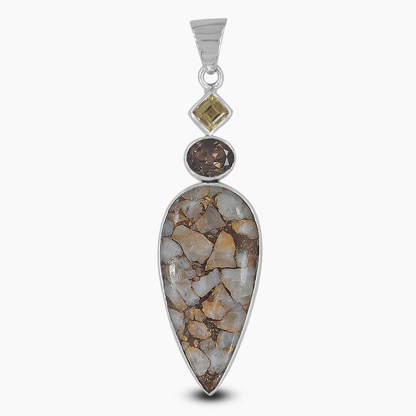 925 Sterling Silver Rainbow Copper Pendants