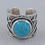 925 Sterling Silver Larimar Rings