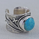 925 Sterling Silver Larimar Rings