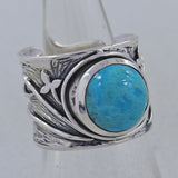 925 Sterling Silver Larimar Rings