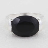 Crystal Quartz Sterling Silver Ring