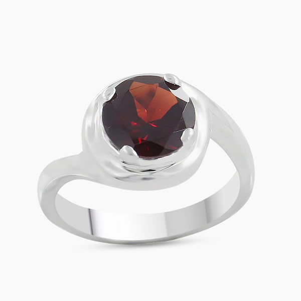 925 Sterling Silver Garnet Rings