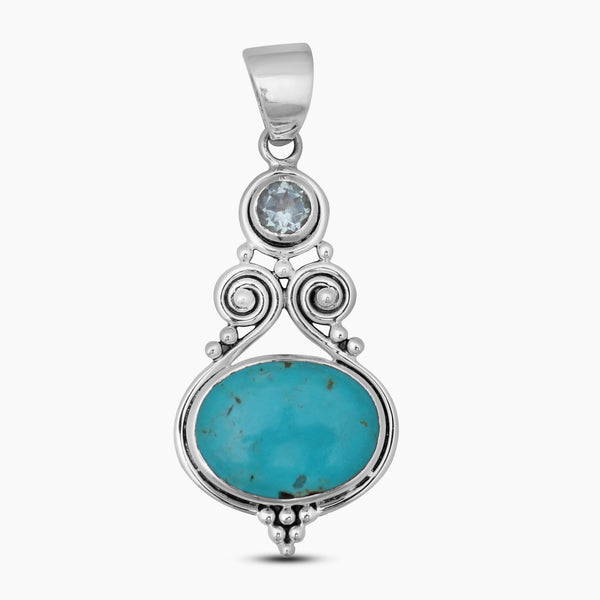 925 Silver Mexican Turquoise Pendants