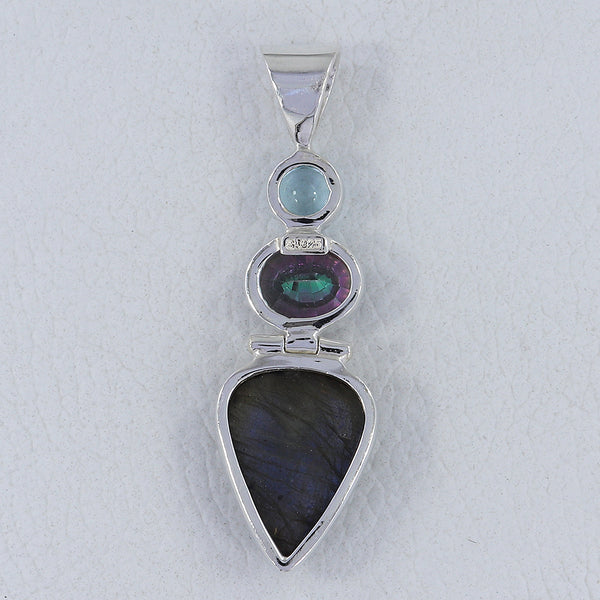 925 Sterling Silver Labradorite Pendants