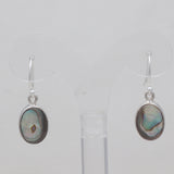 925 Sterling Silver Abalone Shell Earrings