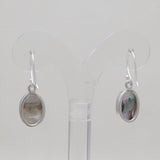 925 Sterling Silver Abalone Shell Earrings