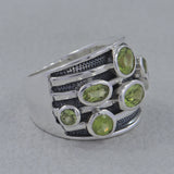 925 Sterling Silver Blue Topaz Rings