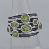 925 Sterling Silver Blue Topaz Rings