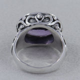 925 Sterling Silver Amethyst Ring