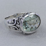 925 Sterling Silver Amethyst Ring