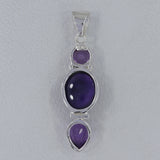 925 Sterling Silver Amethyst Pendant