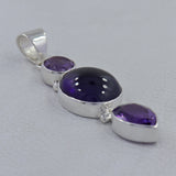 925 Sterling Silver Amethyst Pendant