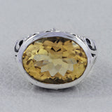 925 Sterling Silver Amethyst Ring