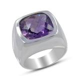 925 Silver Black Onyx Men's Ring