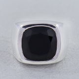 925 Silver Black Onyx Men's Ring