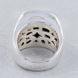 925 Silver Black Onyx Men's Ring
