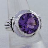 925 Sterling Silver Amethyst Ring